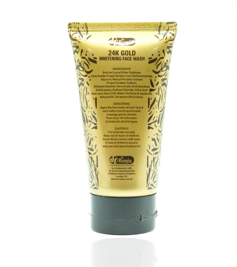 Dr Romia 24K Gold Whitening Facewash 120ml