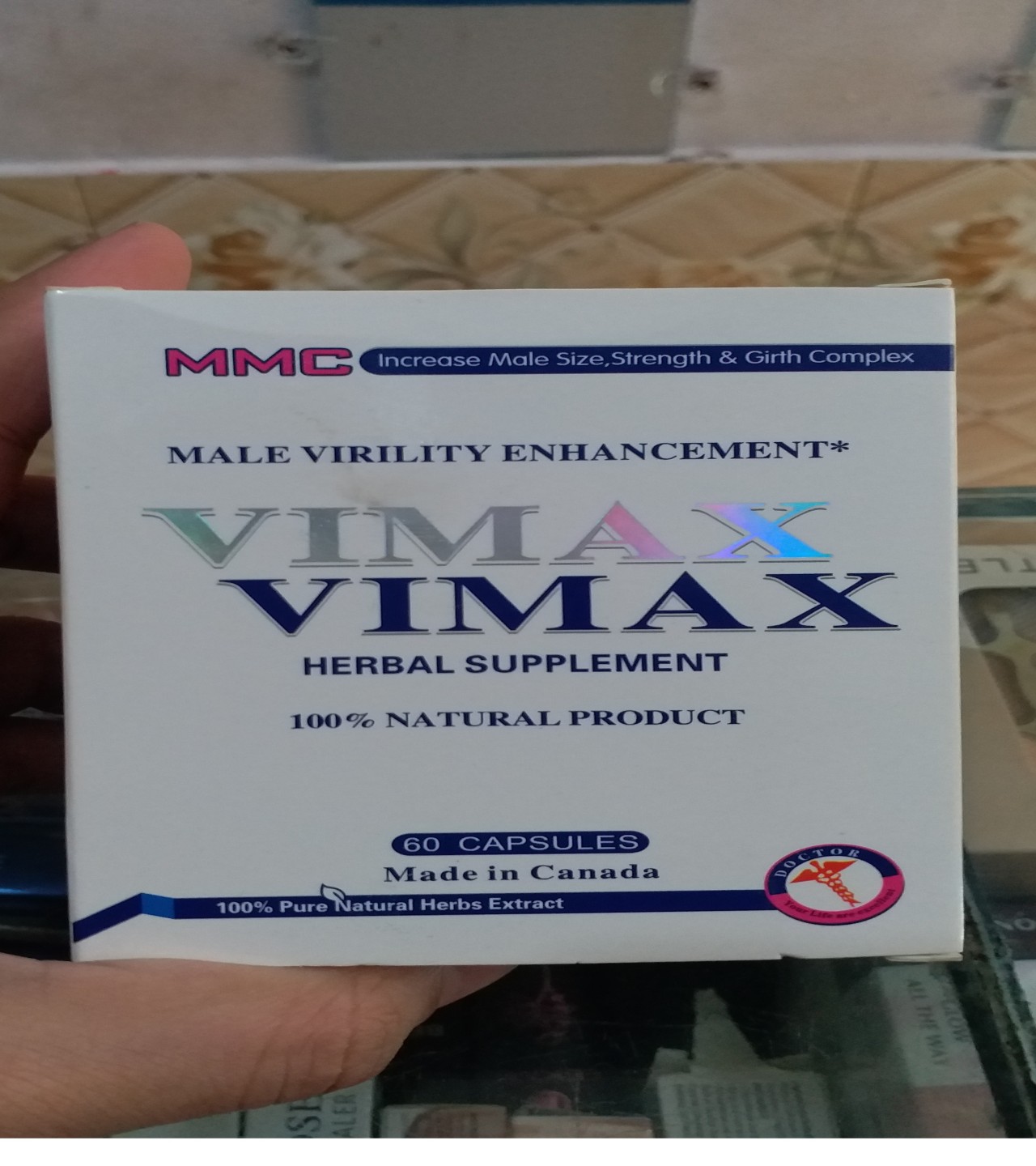 A+ Premium Quality Vimax Dietary Supplement For Mens 60 Capsules