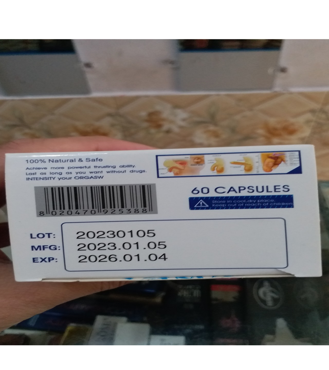 A+ Premium Quality Vimax Dietary Supplement For Mens 60 Capsules