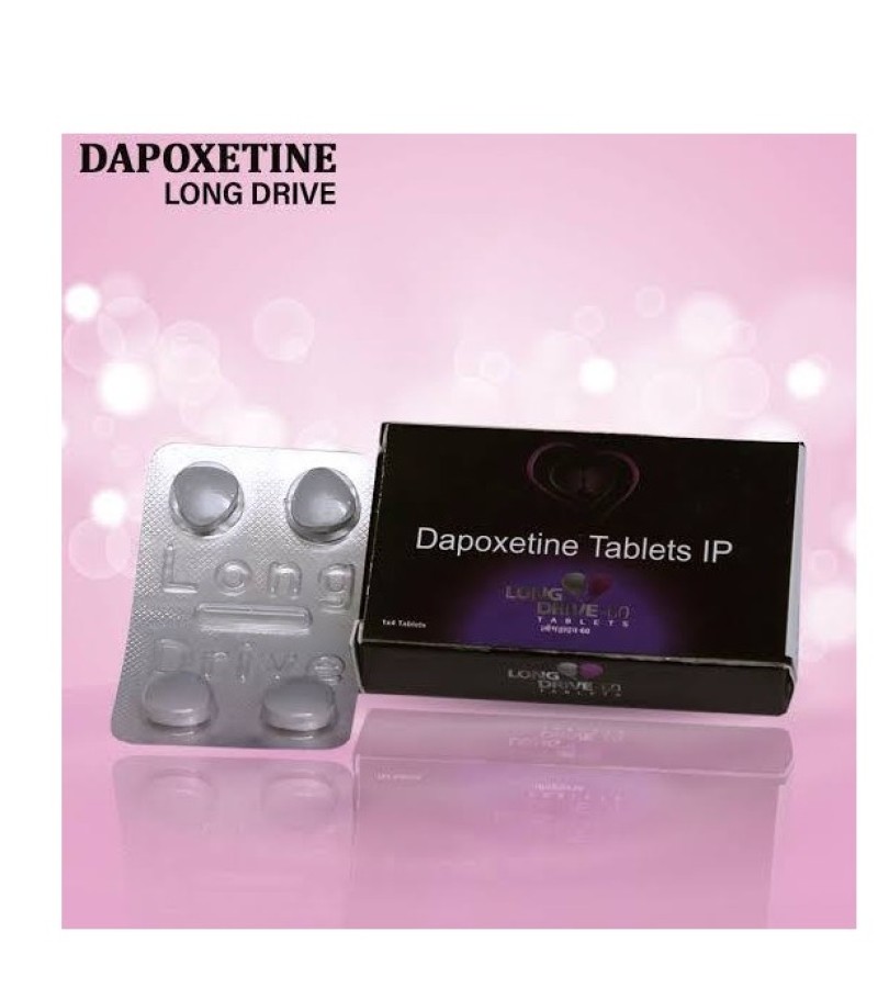 Original Long Drive Depoxetine 60mg  4 Timing Tablets For Mens Made in India