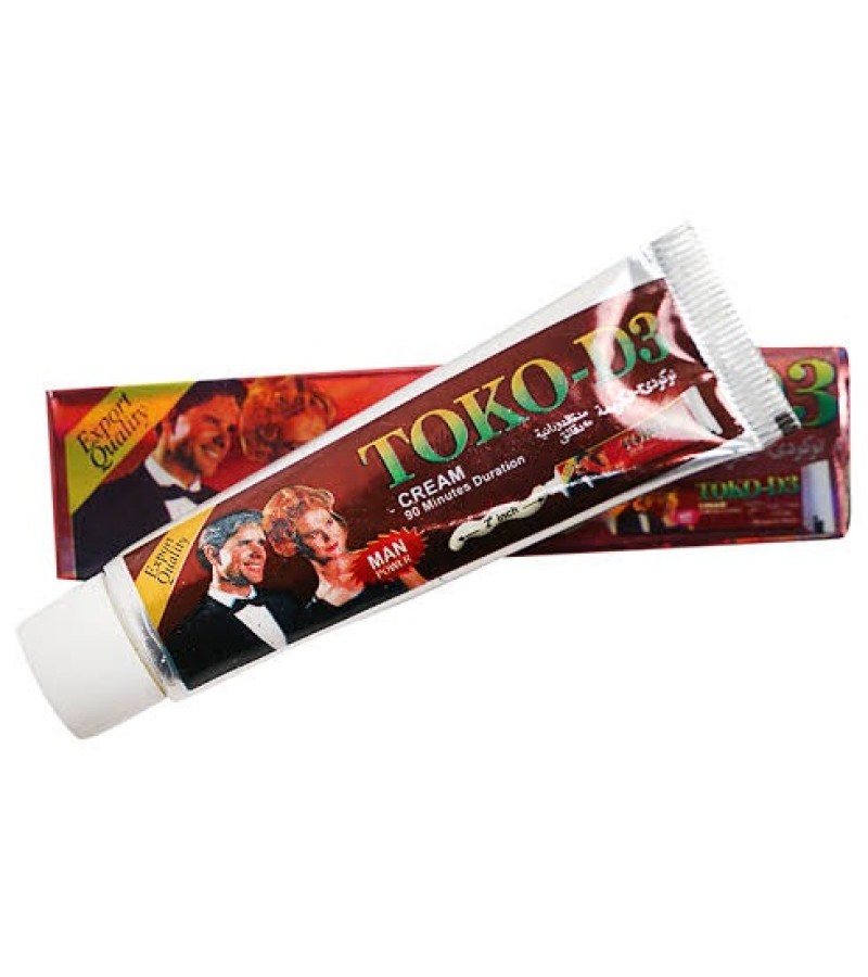 Original TOKO D3 Sex Timing Delay Cream Made In Sawat 10ml